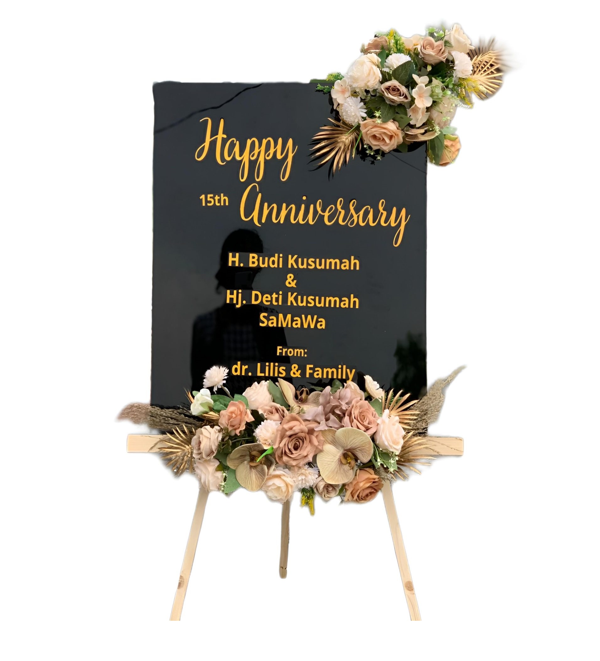 Papan Bunga Akrilik Comal